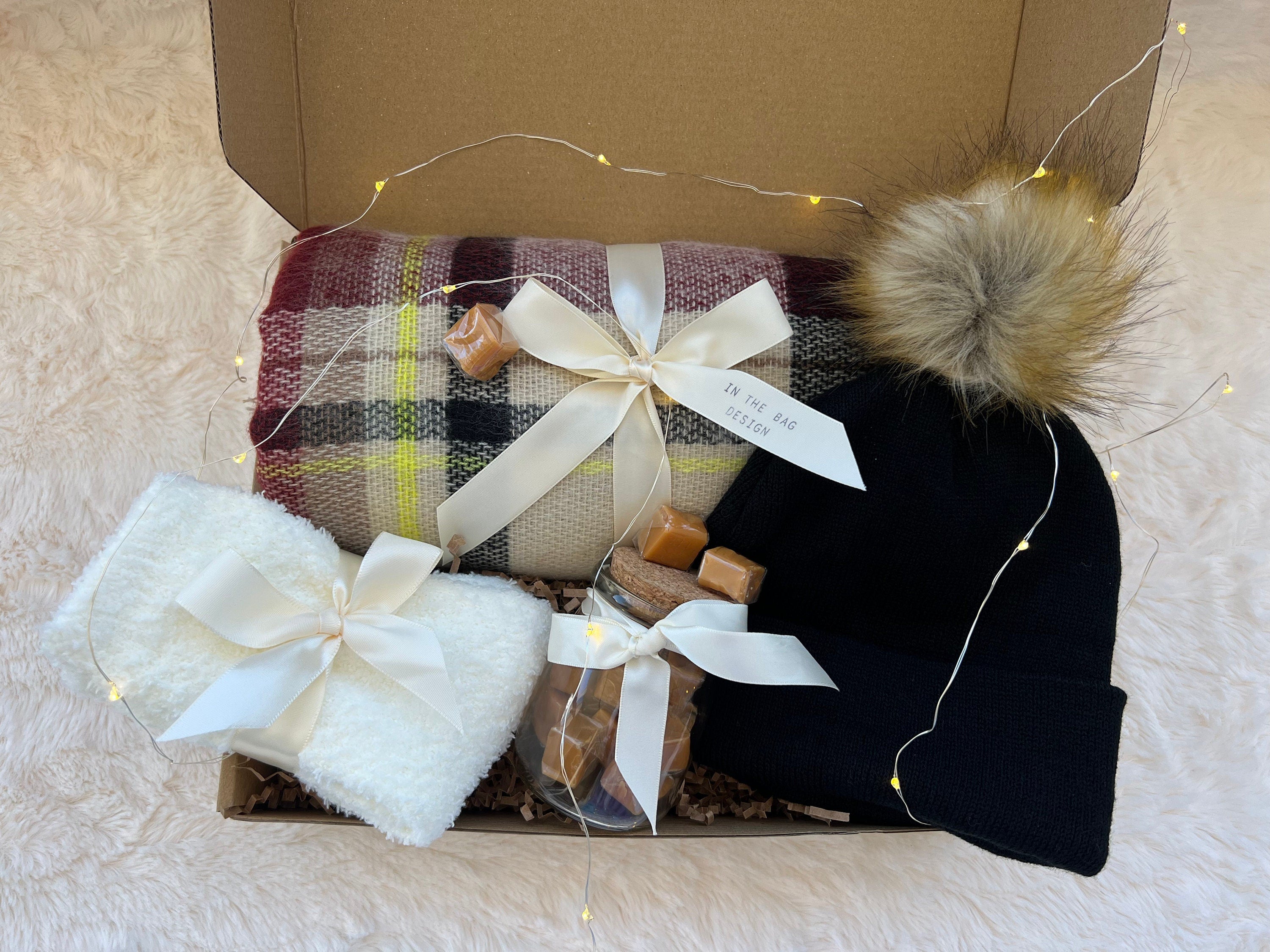 Birthday Gifts for Her Hygge Gift Basket With Blanket, Succulent, Socks,  Candle Birthday Box, Gift for Women, Happy Birthday Gift Box 