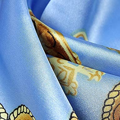 Silk Scarf Vintage / Silk Bandana / Silk Head Neck Scarf / Women Scarves / Neckerchief Women / Personalized Scarf / Silk Hair Bandana