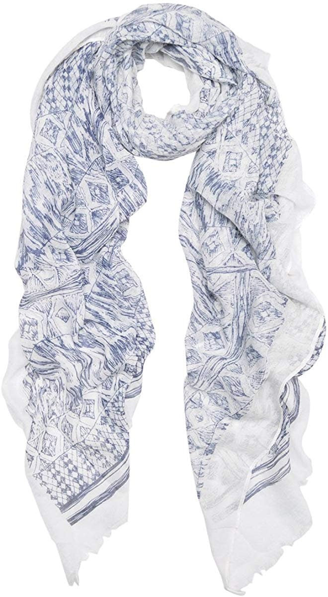 White Soft Scarf Gift Summer Scarf Women Scarves Personalized Scarf Gift White Shawl Wrap Mothers Day Gift for Women Birthday Gift for Her
