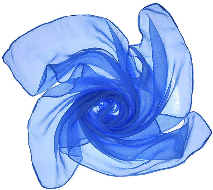 Scarf Bandana Silk Head Scarf Neckerchief Silk Women Scarves Silky Ponytail Scarf Personalized Gift Mothers Day Gift for Her Blue Scarf