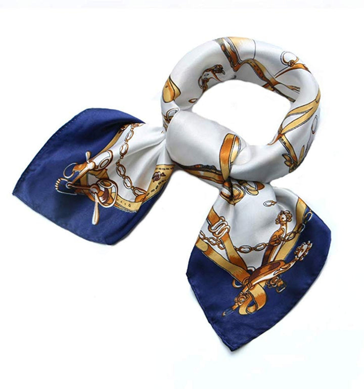 Silky Bandana Scarf Silky Neckerchief Silk Head Scarf Neck Mothers Day Gift Personalized Gift Scarf Silk Bandana Mom Gift - In The Bag Design