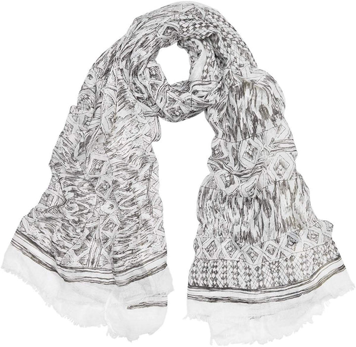 White Soft Scarf Gift Summer Scarf Women Scarves Personalized Scarf Gift White Shawl Wrap Mothers Day Gift for Women Birthday Gift for Her