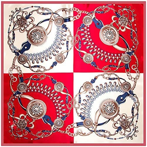 Large Square Scarf Silk Head Scarf Woman Silk Scarf Silk Scarves for Women Navy Silk Scarf Red Silk Scarf Head Scarf for Women Silk Large