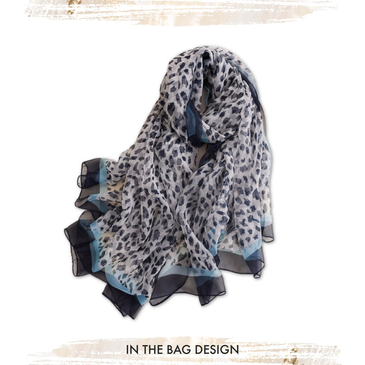 Leopard Silk Scarf Women Silk Shawl Silky Infinity Scarf Women Scarf Silk Summer Scarves Personalized Gift Mothers Day Gift for Her Mom Gift