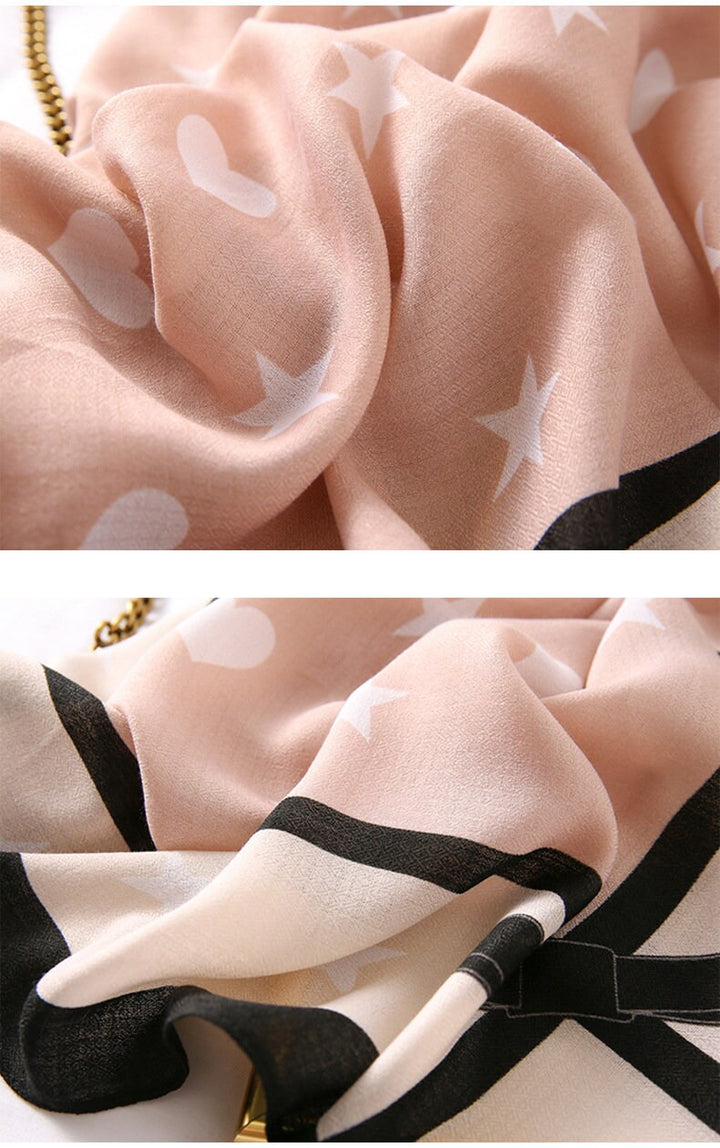 Pink Scarf Gray Scarf Cotton Scarves Bohemian Scarf Shawl Women's Scarf Personalized Scarf Infinity Scarf Mothers Day Gift for Her - In The Bag Design