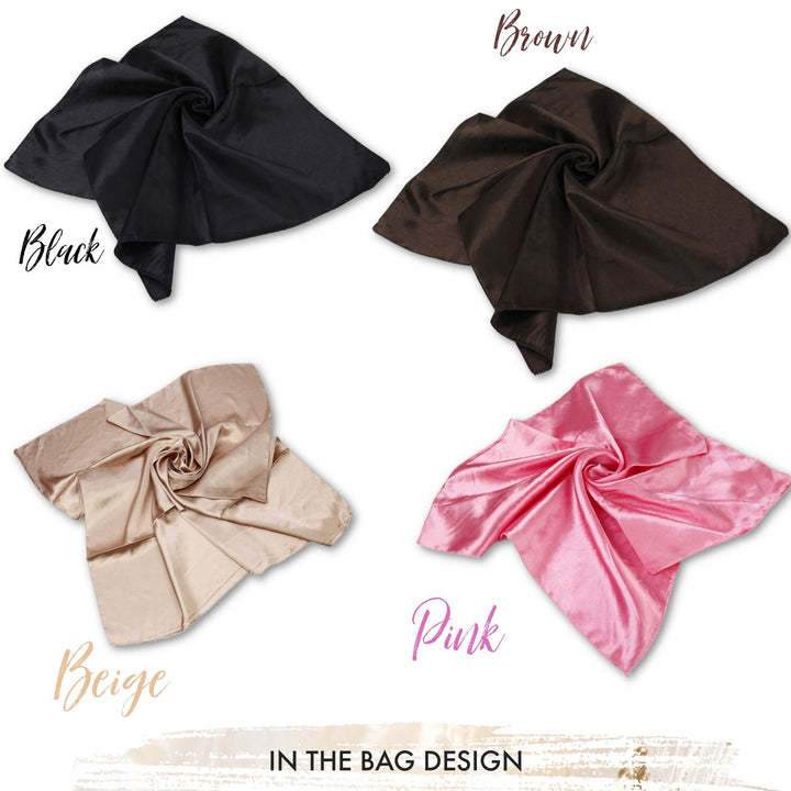 Solid Color Silk Bandana / Silk Head Neck Scarf / Women Scarves / Neckerchief Women / Personalized Scarf / Silk Bandana / Hair Scarf