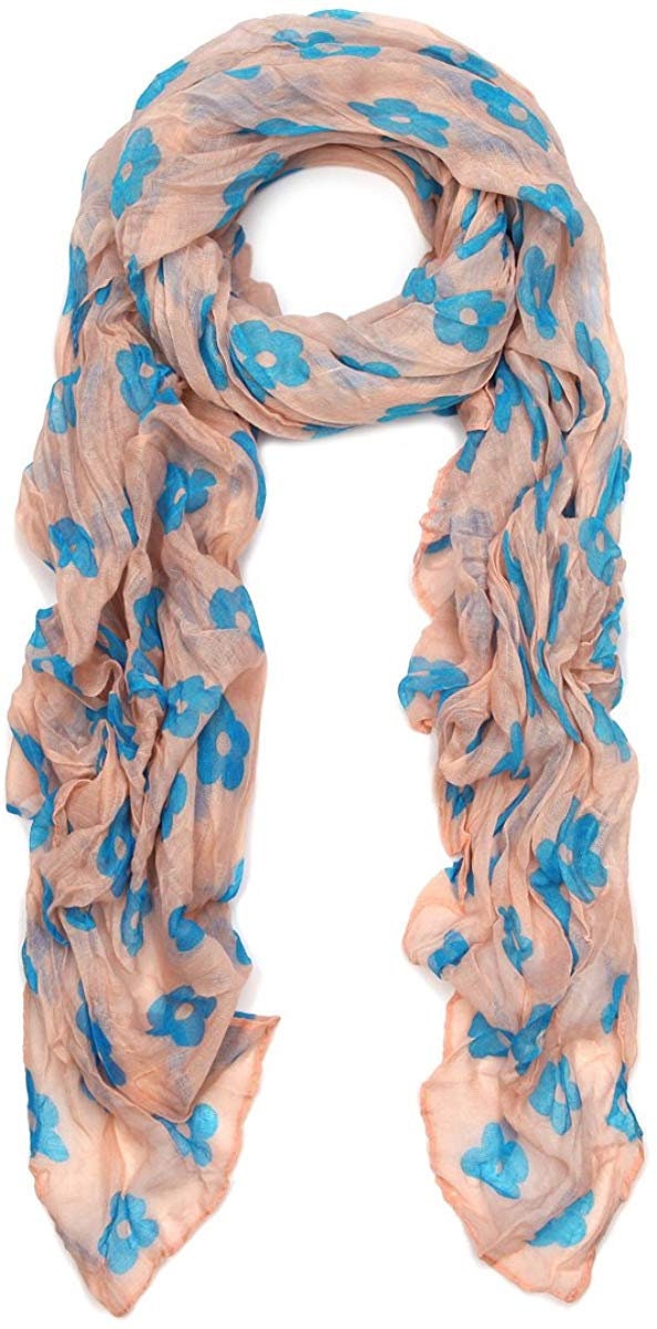 Floral Scarf Women Infinity Scarf Loop Scarves Personalized Gifts For Women Shawl Wrap Large Scarf Mother's Day Gift Birthday Gift for Her
