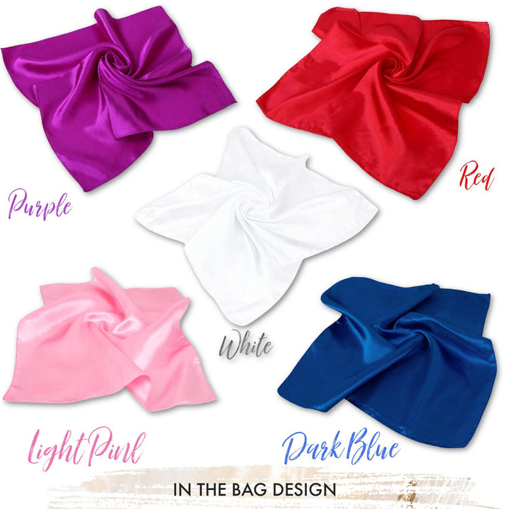 Solid Color Silk Bandana / Silk Head Neck Scarf / Women Scarves / Neckerchief Women / Personalized Scarf / Silk Bandana / Hair Scarf
