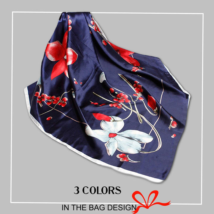 Ivory Silk Scarves Silk Head Scarf Personalized Scarf Silk Scarf for Hair Woman Satin Head Wrap Silk Bandana Large Mothers Day Gift for Her - In The Bag Design