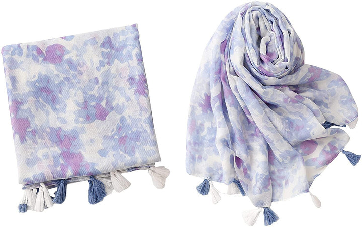 Lilac Purple Summer Scarf Personalized Gift Scarves Wrap Shawl Soft Women Scarf Gift Mothers Day Gift for Her Lightweight Soft Long Scarf - In The Bag Design