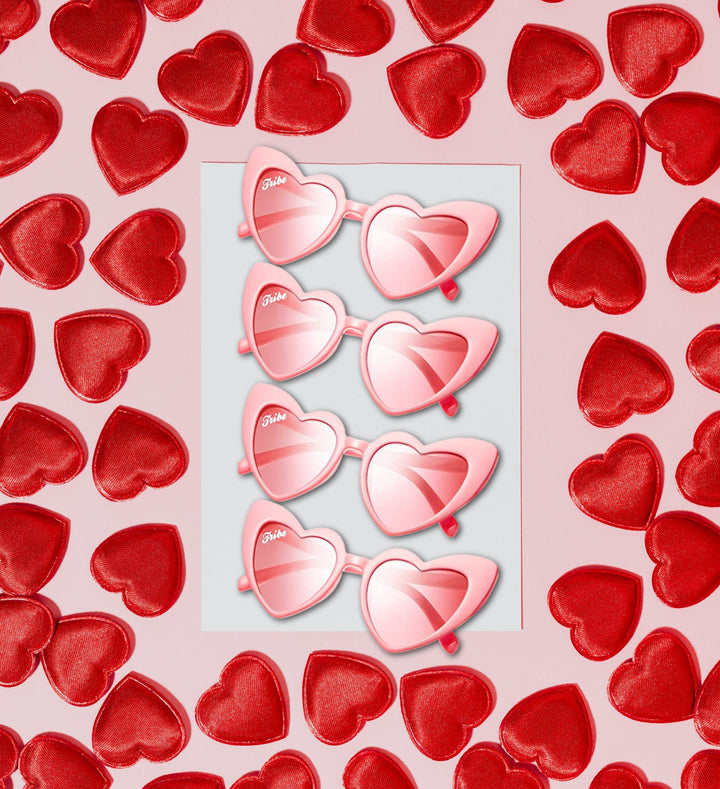 Heart Sunglasses Tribe Sunglasses Bachelorette Party Sunglasses Beach Bachelorette Party Favors Bridal Shower Favors Pink Sunglasses