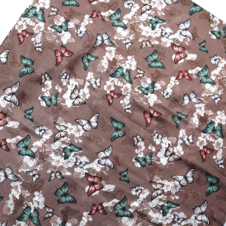 Taupe Butterfly Scarf Women Scarves Shawl Wrap Soft Summer Scarf Mothers Day Gift Birthday Gift for Her Personalized Gift For Women - In The Bag Design