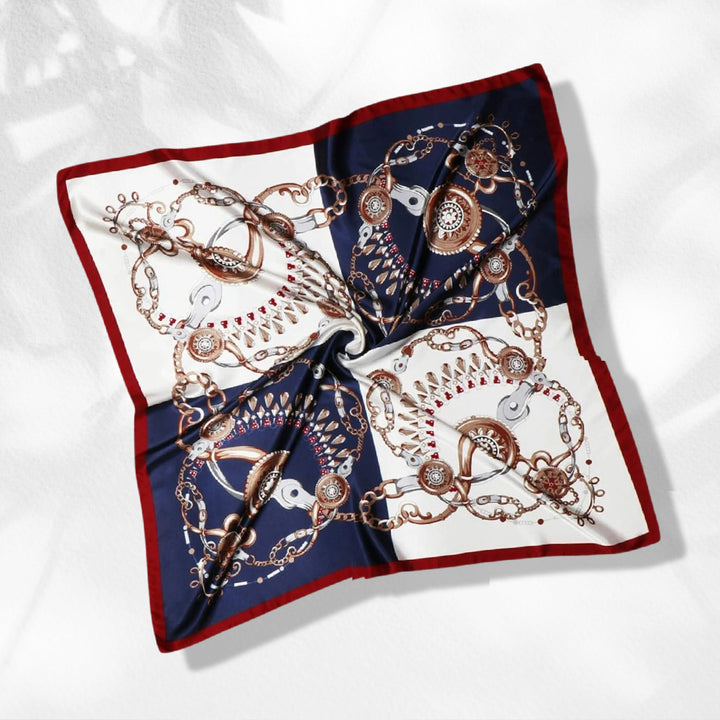 Large Square Scarf Silk Head Scarf Woman Silk Scarf Silk Scarves for Women Navy Silk Scarf Red Silk Scarf Head Scarf for Women Silk Large