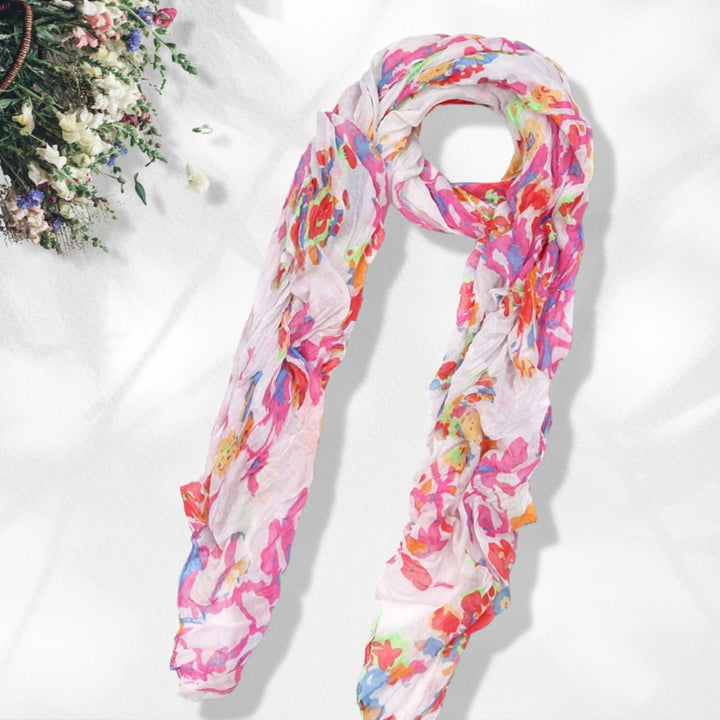 Floral Print Scarf Women Scarves Personalized Gifts For Women Shawls and Wraps Large Scarf Infinity Scarf for Women Mothers Day Gift for Her - In The Bag Design