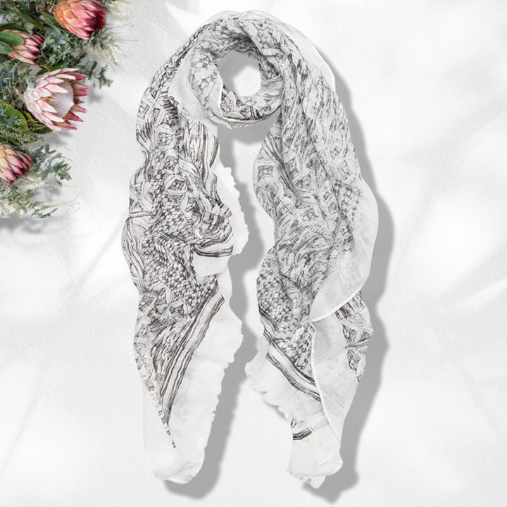 White Soft Scarf Gift Summer Scarf Women Scarves Personalized Scarf Gift White Shawl Wrap Mothers Day Gift for Women Birthday Gift for Her