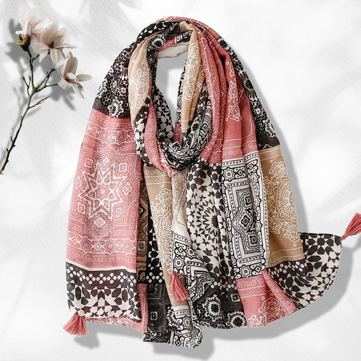 Floral Scarf Summer Personalized Gift Scarves Wrap Shawl Soft Women Scarf Lightweight Soft Long Scarf Loop Mothers Day Gift for Her