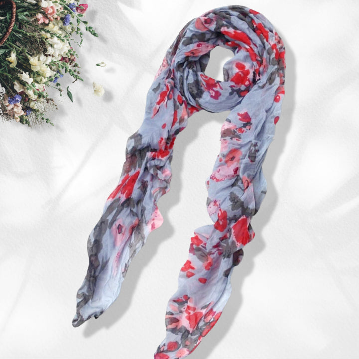 Floral Print Scarf Women Scarves Personalized Gifts For Women Shawls and Wraps Large Scarf Infinity Scarf for Women Mothers Day Gift for Her - In The Bag Design