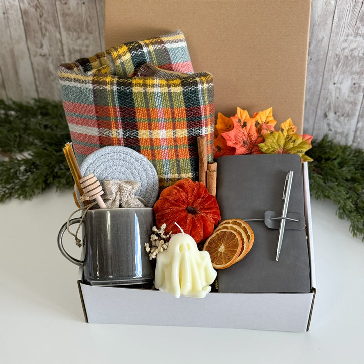 Autumn Desk Retreat Gift Box with Scarf