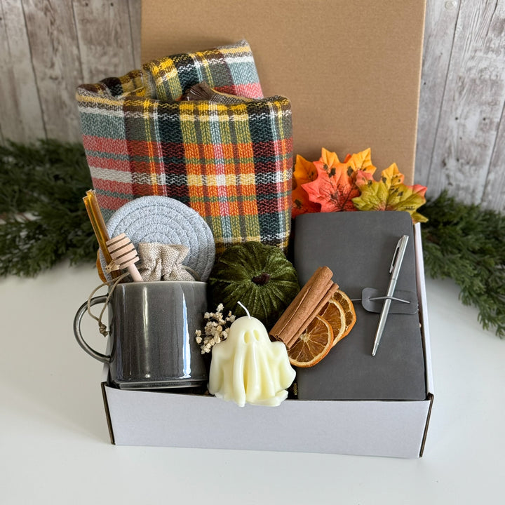 Autumn Desk Retreat Gift Box with Scarf