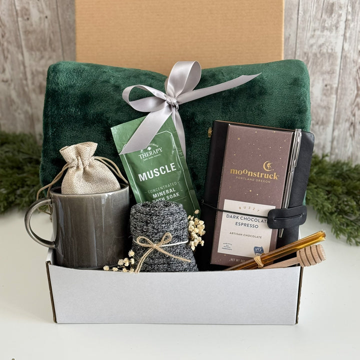 Forest Green Recovery Retreat Gift Box