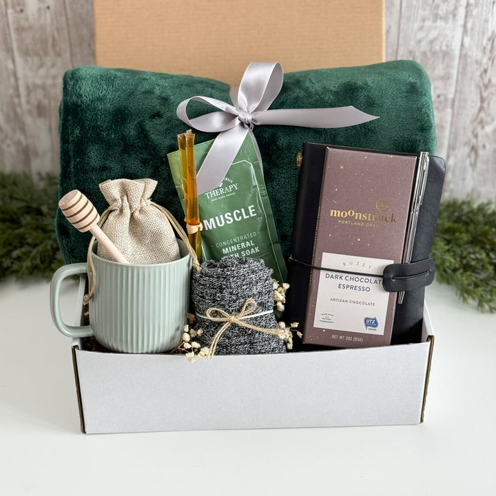 Forest Green Recovery Retreat Gift Box