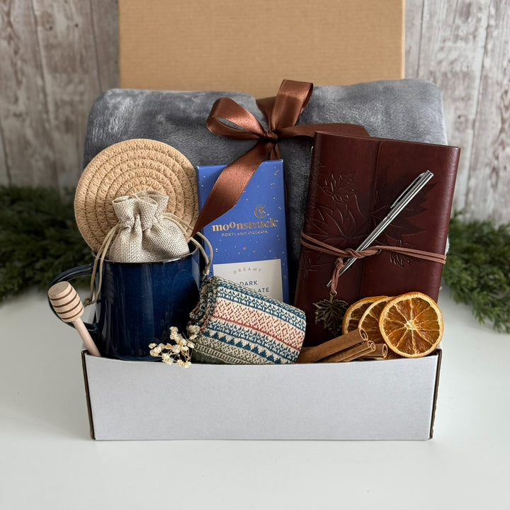 Writer’s Retreat Gift Box with Leather Journal
