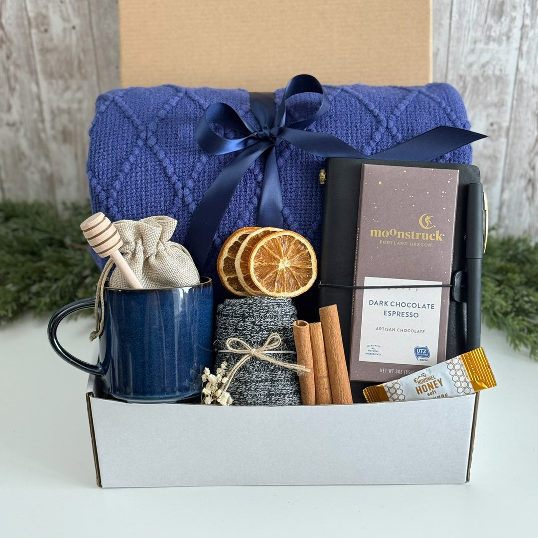 Navy Comfort Box for Him