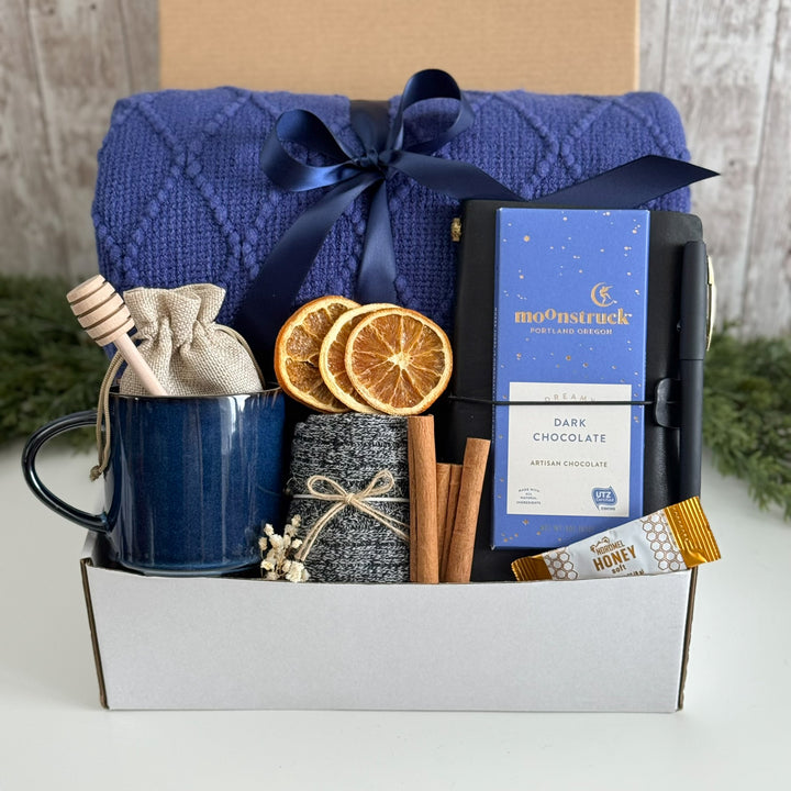 Navy Comfort Box for Him