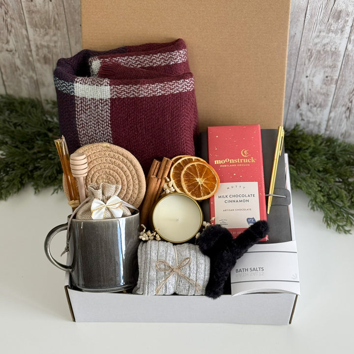 Cinnamon Chocolate Spa Night Gift Box