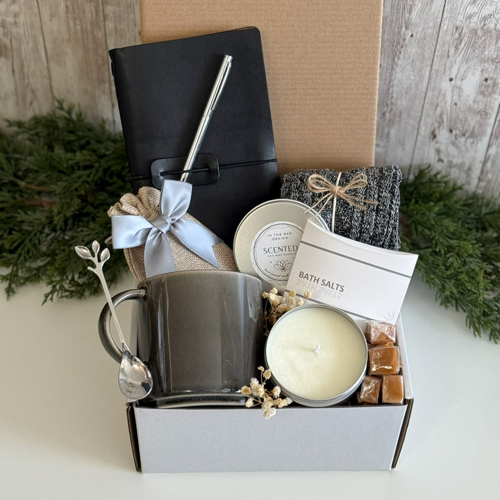 Silver & Charcoal Desk Reset Gift Box