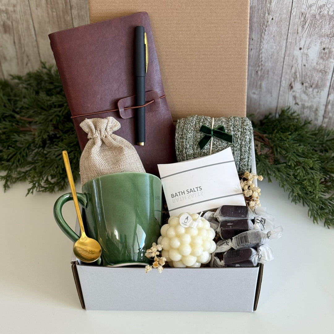 Evergreen Journaling & Spa Gift Box