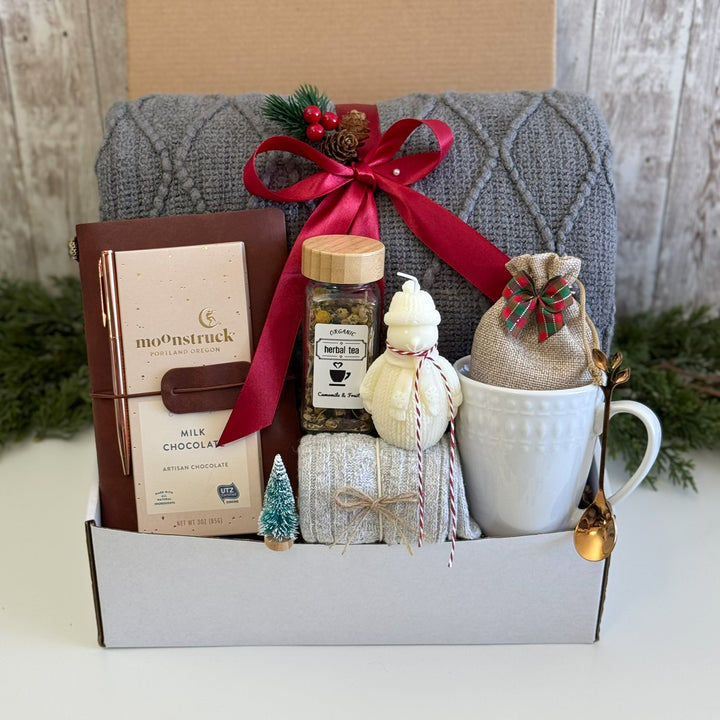 Snowman Tea Retreat Gift Box