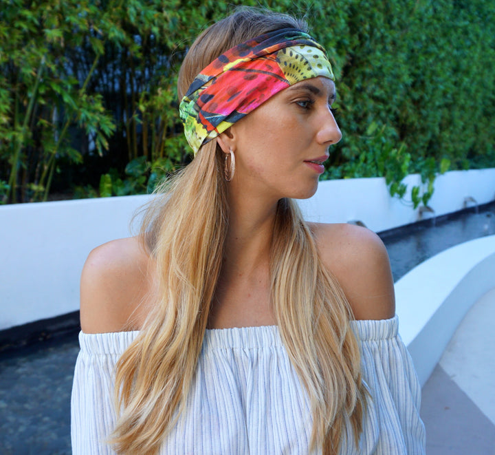 Feather headbands Women / Boho Headband / Yoga Workout Headband / Running Headband / Boho Wide Headband / Women Headband / Hippie Headband