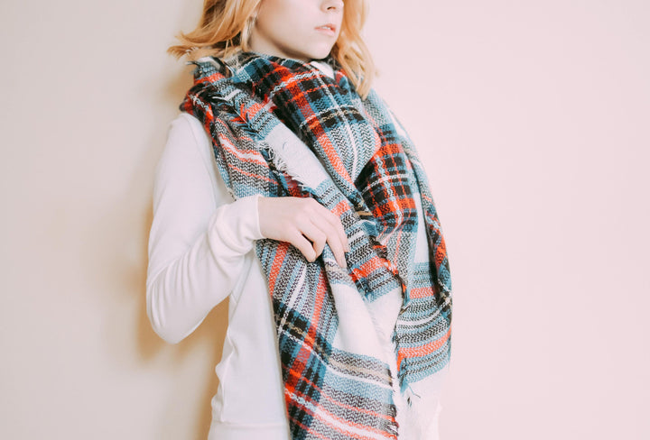 Plaid Blanket Scarf, Plaid Shawl, Tartan Plaid Scarf, Tartan Scarf, Blanket Scarf, Oversized Scarf, Oversized Blanket Scarf, Plaid Scarf