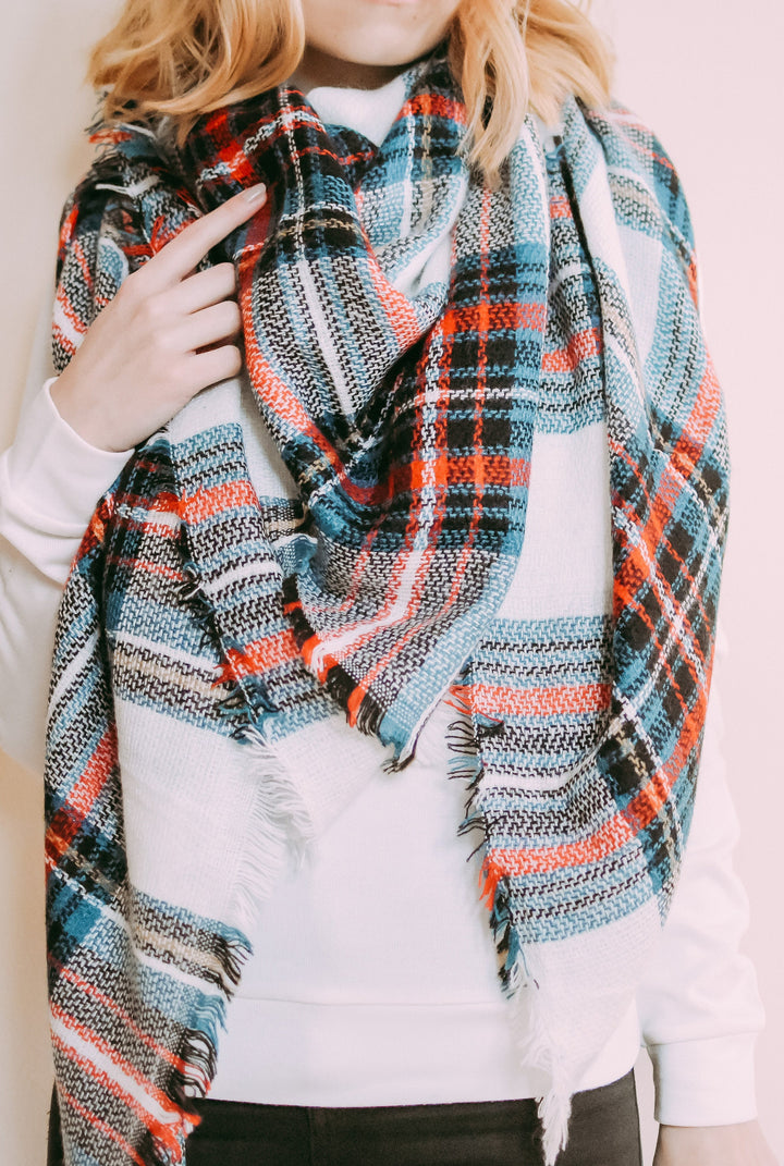 Plaid Blanket Scarf, Plaid Shawl, Tartan Plaid Scarf, Tartan Scarf, Blanket Scarf, Oversized Scarf, Oversized Blanket Scarf, Plaid Scarf