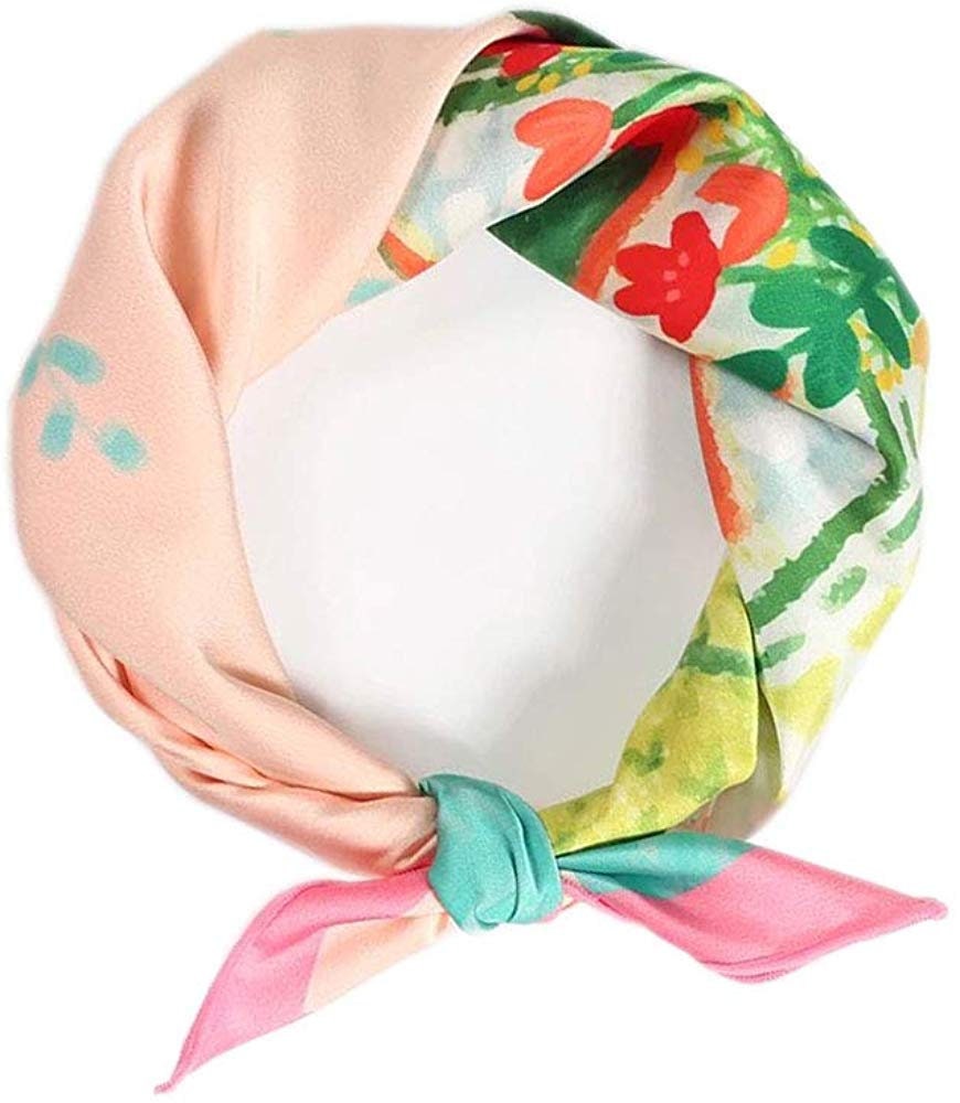 Pink Silk Bandana Silk Head Scarf Women Scarves Neckerchief Silk Personalized Gifts Flamingo Scarf Mothers Day Gift for Her Friend Gift - In The Bag Design