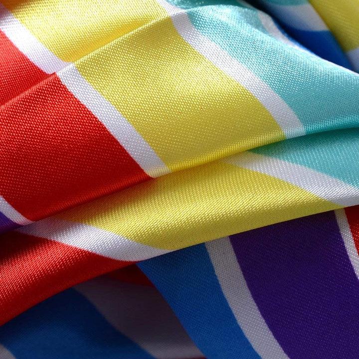 Rainbow Scarf Neckerchief Silk Scarf for Hair Silk Hair Scarf Silk Bandana Personalized Gifts Mothers Day Gift Birthday Gifts for Her