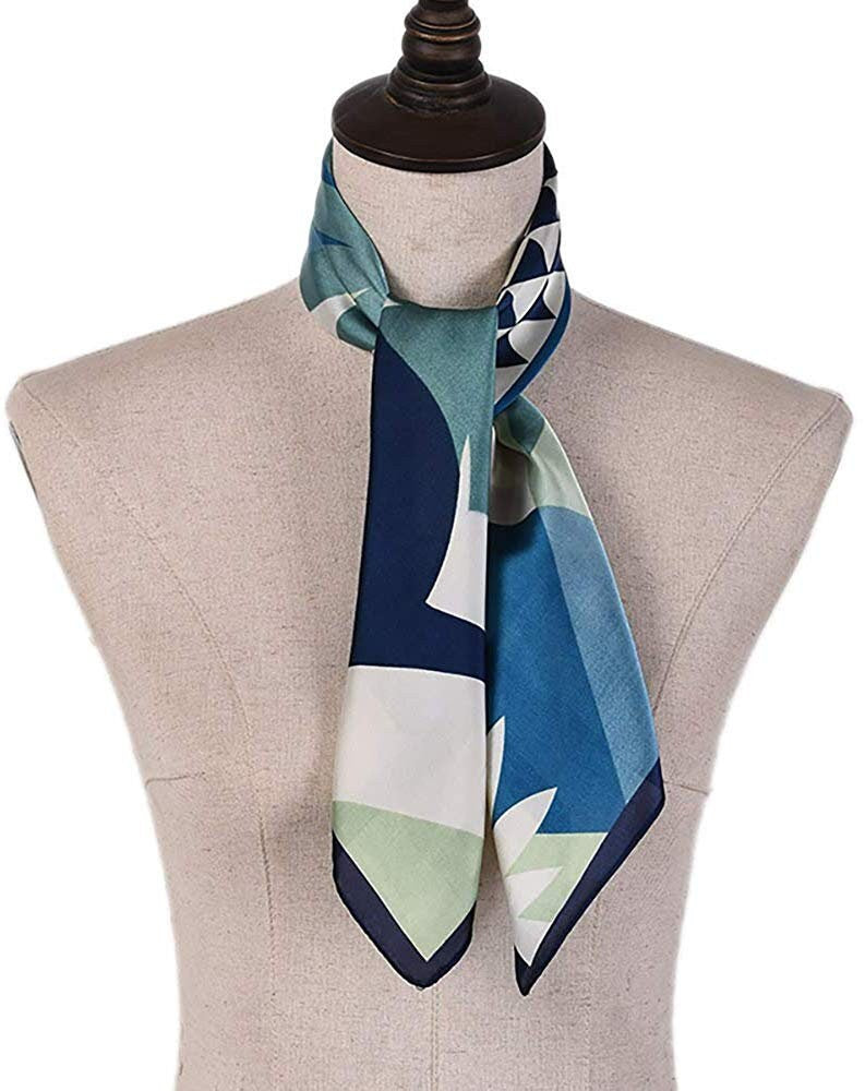 Silk Scarf Pelican Square Scarf Women Scarves Personalized Gifts Silk Hair Scarf Silk Bandana Gift for Women Mothers Day Gift for Her