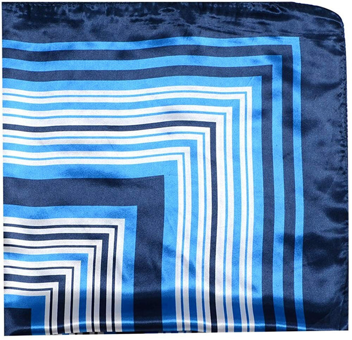 Blue Silk Scarf Neckerchief Silk Scarf for Hair Red Silk Hair Scarf Silk Bandana Silk Head Scarf Blue Navy Square Neck Silk Scarves