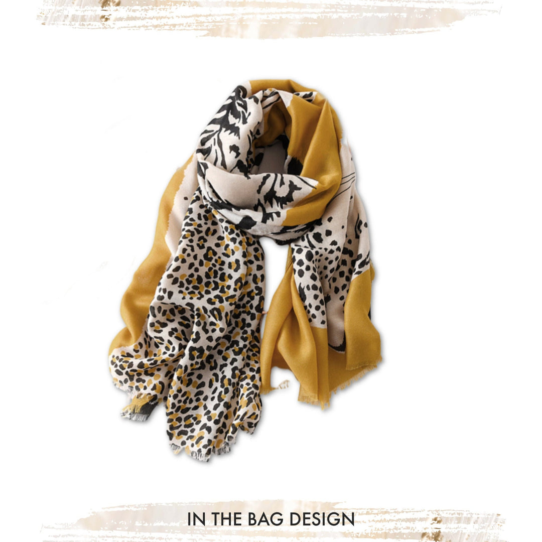 Animal Print Scarf Mustard Scarf Women Gray Scarf Scarves Wrap Shawl Scarf Women Handmade Leopard Scarf Personalized Scarf Mothers Day Gift