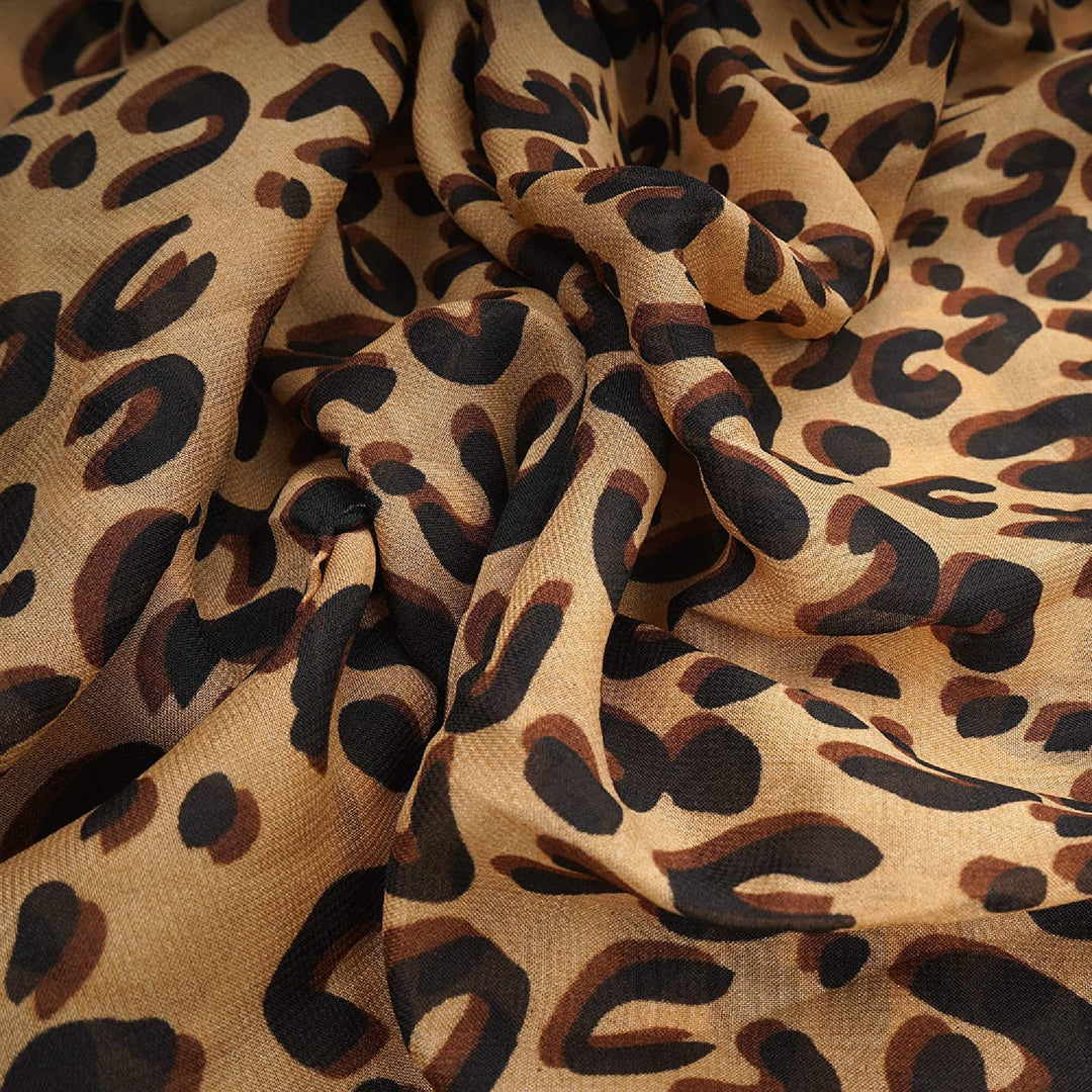 Leopard Print Scarf Silky Summer Scarf Women Scarves Infinity Scarves Personalized Gifts For Women Shawl Wrap Large Scarf Mothers Day Gift