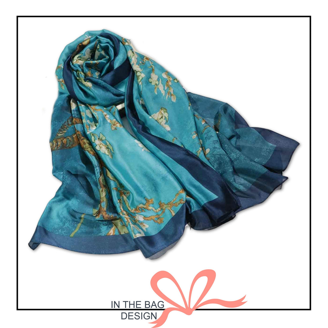 Women Silk Scarf Shawl Wrap Infinity Scarf Women Scarves Personalized Gift For Her Mothers Day Gift Mom Gift for Women Gift for Friend