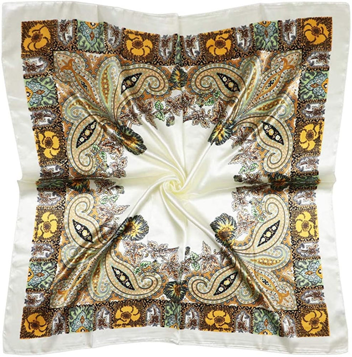 Silk Scarf Olive Green Silk Head Scarf Silk Scarf for Hair Large Satin Silky Satin Head Wrap Personalized Scarf Mothers Day Gift for Her