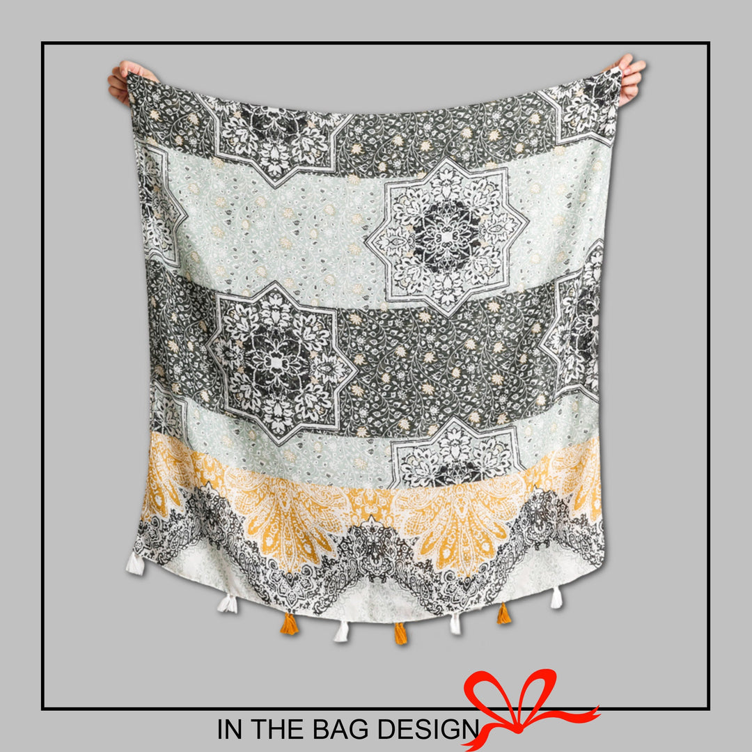 Ivory Shawl Sage Green Scarf Mustard Scarf Women Infinity Scarves Summer Wrap Mothers Day Gift For Her Personalized Gift for Women Unique