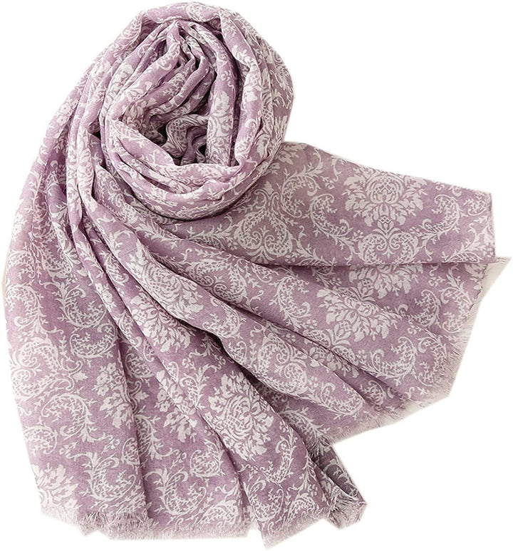 Lilac Scarf Summer Personalized Gift Scarves Wrap Shawl Soft Women Scarf Lightweight Soft Long Scarf Mothers Day Gift for Her - In The Bag Design