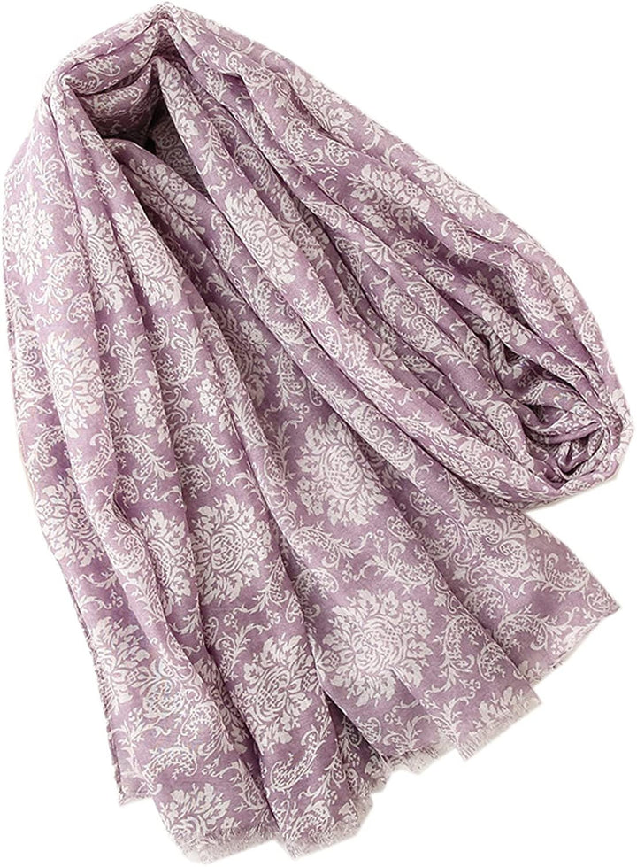 Lilac Scarf Summer Personalized Gift Scarves Wrap Shawl Soft Women Scarf Lightweight Soft Long Scarf Mothers Day Gift for Her - In The Bag Design