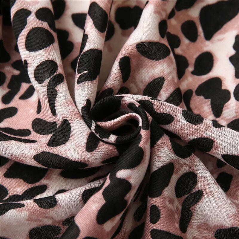 Leopard Print Scarf Shawl Wrap Large Scarf Women Handmade Personalized Gifts For Women Mothers Day Gift for Her Birthday Gift for Women