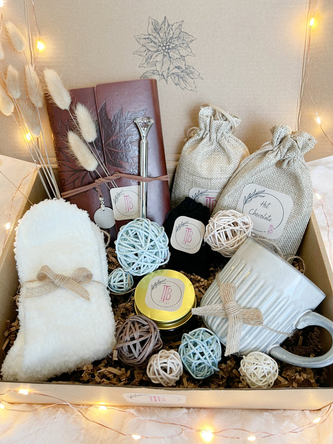 Cozy Hygge Gift Box Christmas Gifts Boxes Gift Set for Women Mothers Day Gift for Her Cozy Gift Box Gift Box for Women Birthday Box