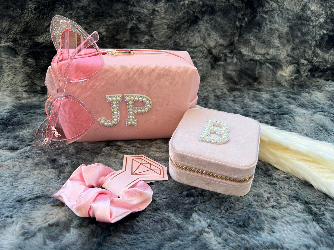 Bridesmaid Proposal Box Personalized Gift Blush Will You Be My Bridesmaid Box Set Customized Gift Box for Her Blush Pink Gift for Friend - In The Bag Design