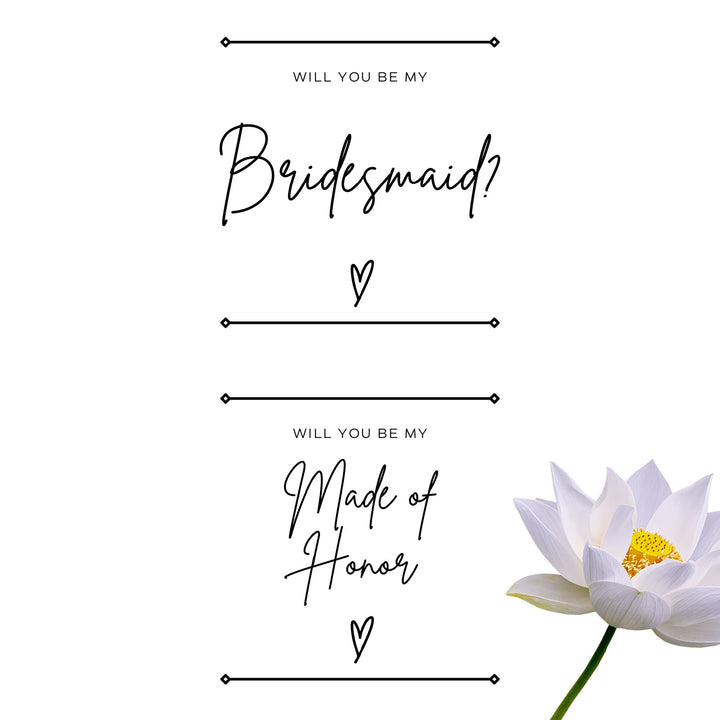 Bridesmaid Proposal Box Bridesmaid Gift Maid of Honor Gift Custom Bridesmaid Proposal Maid of Honor Proposal Box Wedding Gift for Bridesmaid - In The Bag Design